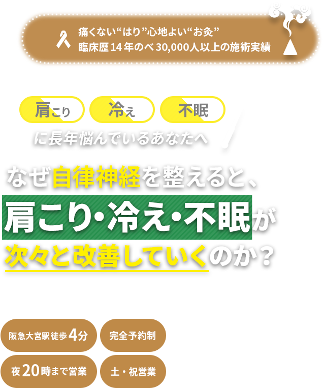 なぜ肩こり・冷え・不眠が改善するのか